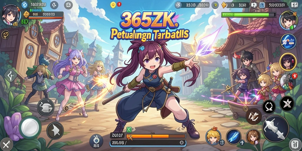 Gameplay menarik di dunia anime yang penuh petualangan.