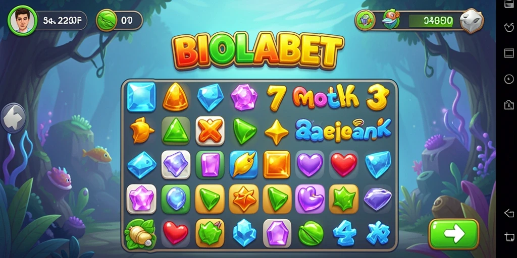 Tangkapan layar utama dari gameplay seru BIOLABET