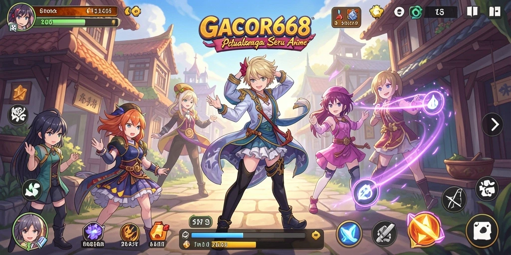 Screenshot gameplay GACOR668 yang menampilkan pertarungan seru.