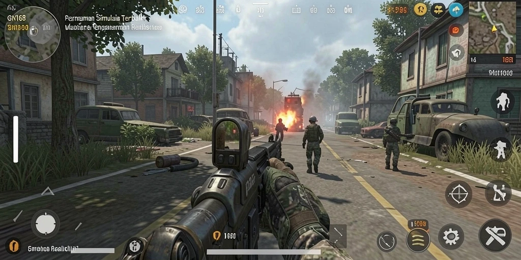 Tampilan gameplay GN168 dengan pengalaman simulasi yang mendalam.