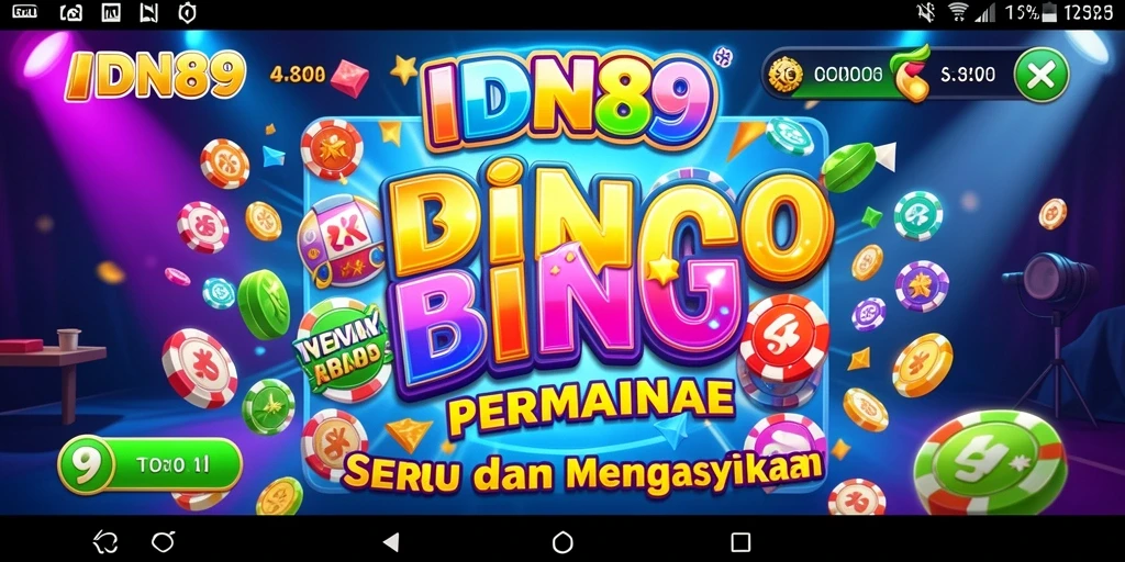 Screenshot gameplay IDN89 menampilkan keseruan permainan Bingo.