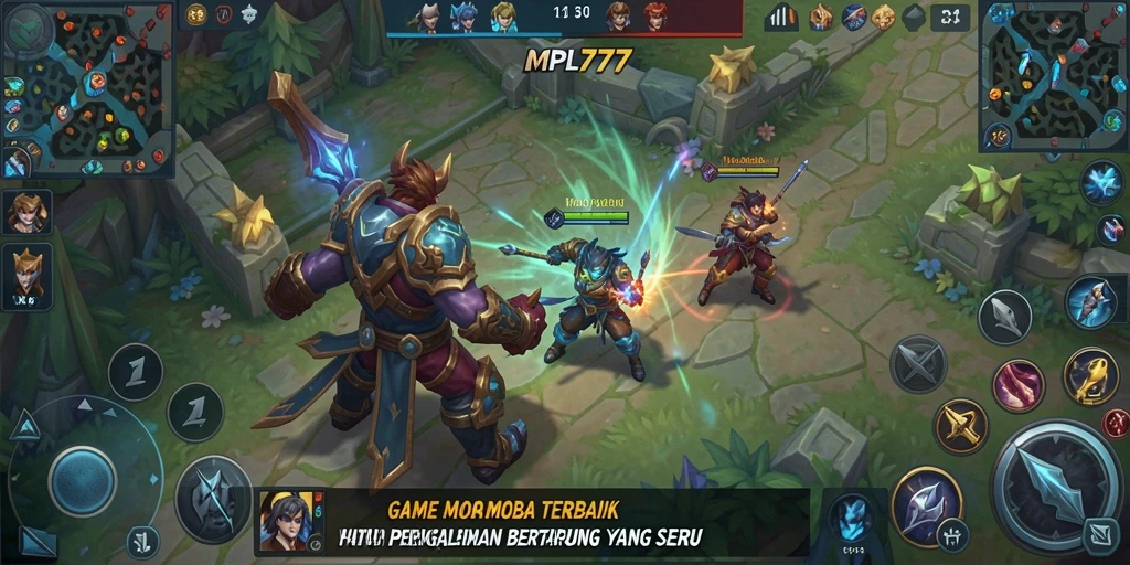 Screenshot gameplay MPL777 menampilkan aksi seru dan kerjasama tim.