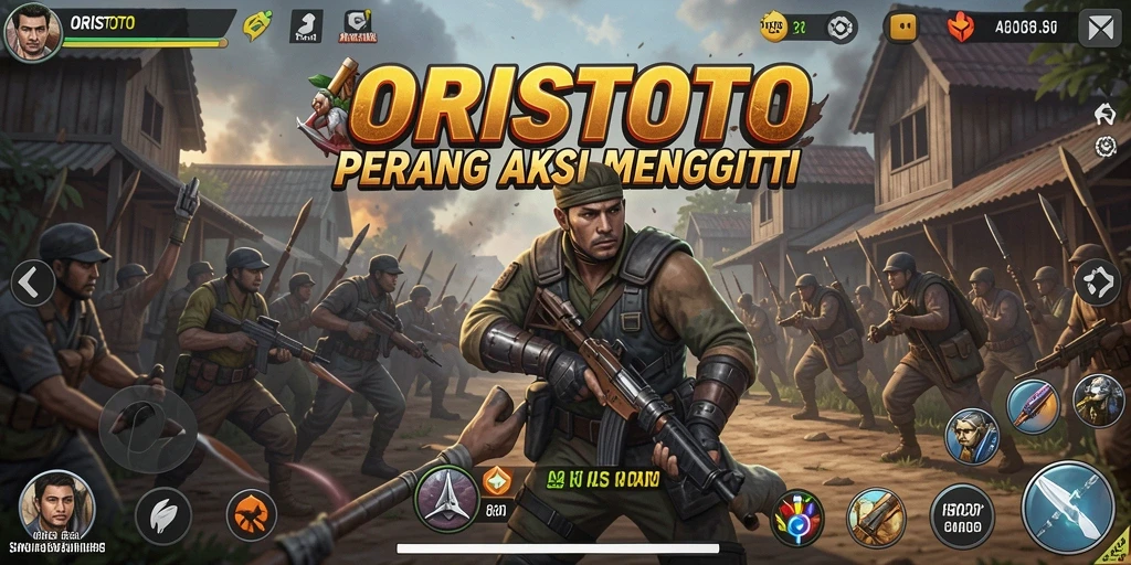 Tampilan gameplay ORISTOTO dengan aksi yang mendebarkan