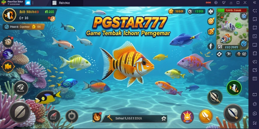 Screenshot PGSTAR777 menunjukkan momen seru saat menangkap ikan.