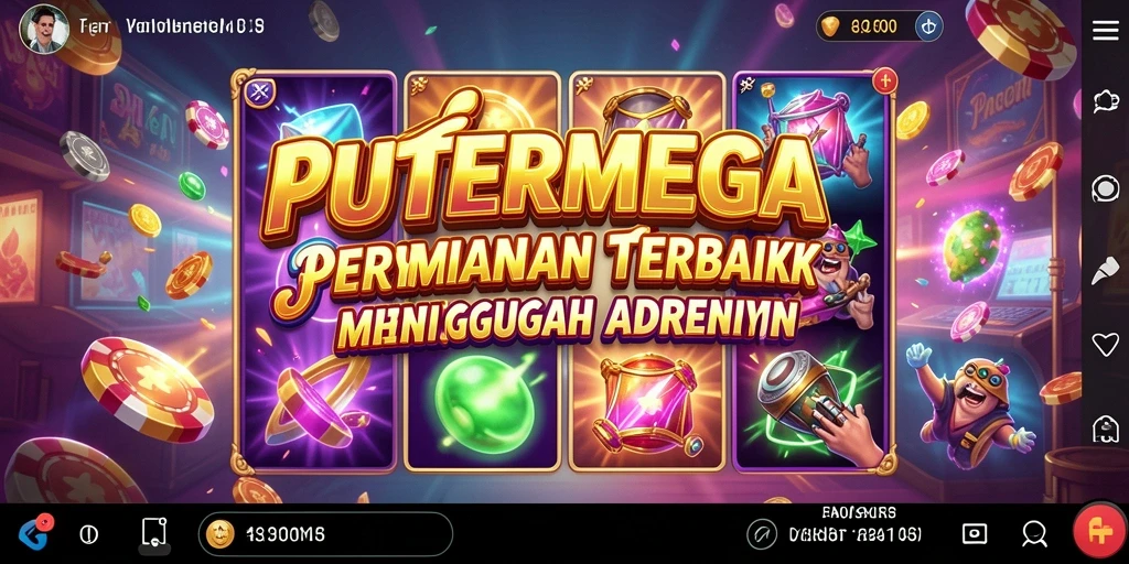 Gameplay PUTERMEGA dengan tema slot yang menarik.