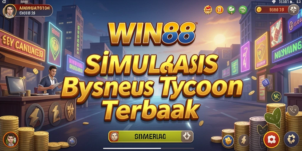 Tampilan gameplay <strong>WIN88</strong> yang menarik dan strategis di dunia Tycoon.
